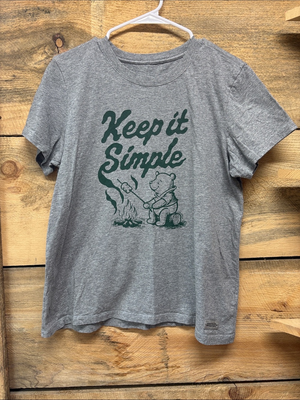 Life Is Good "Keep It Simple" Winnie the Pooh Crusher Lite Tee